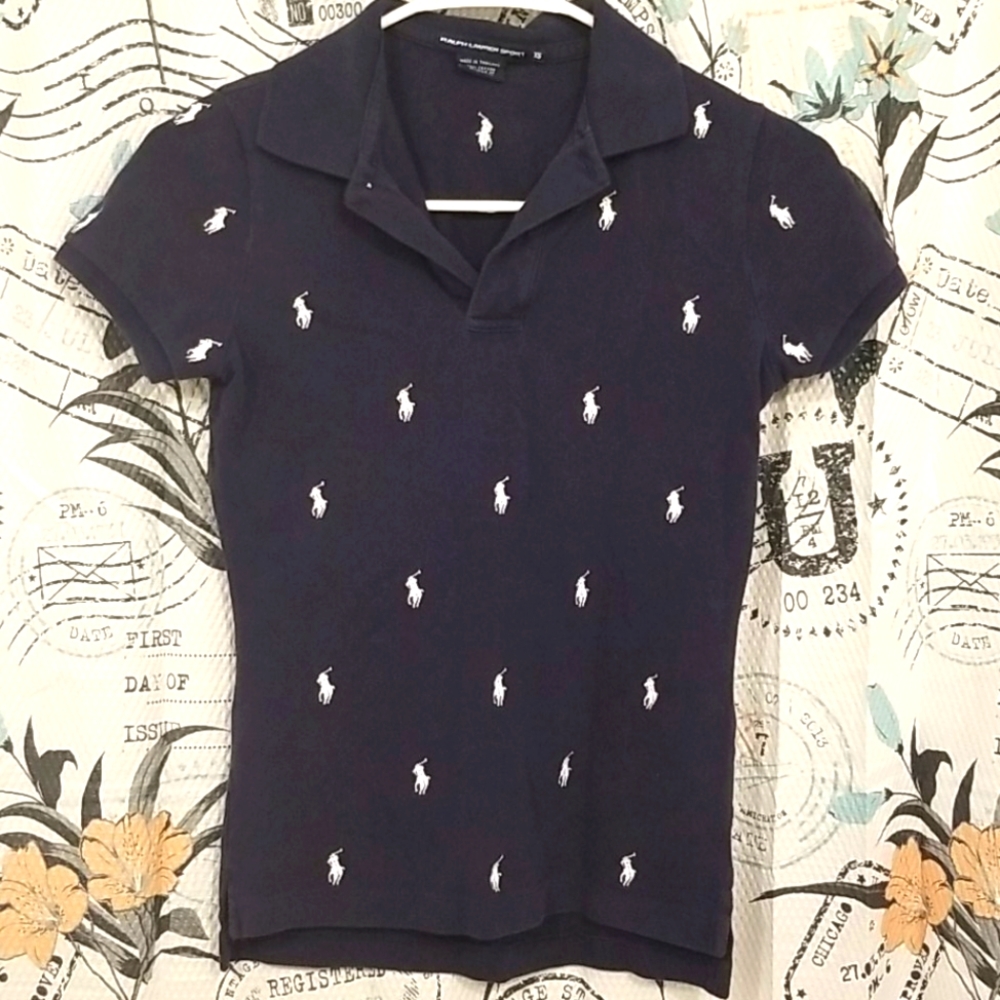 Ralph Lauren Sport Polo-navy sz XS